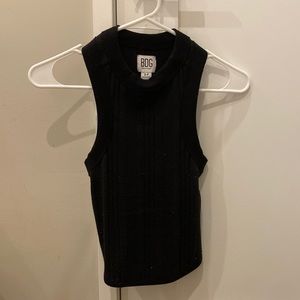 Urban Outfitters BDG Small black fitted sleeveless racerback tank